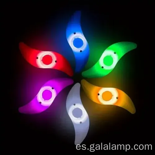 Luces de ruedas de bicicleta vibrantes para una visibilidad nocturna mejorada